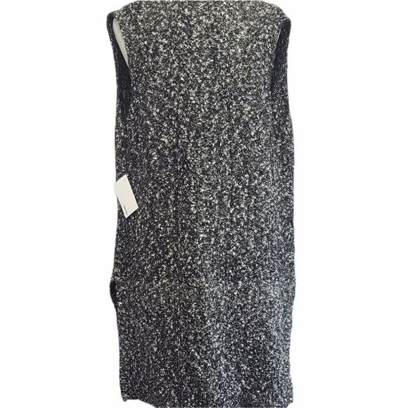 Kensie Black Combo CottonTweed Sweater Vest XS - Picture 7 of 10